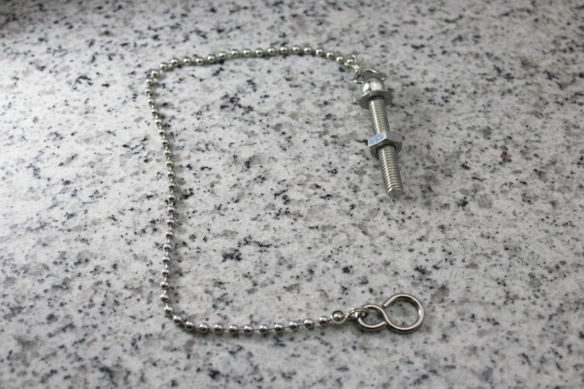 Chrome Plated Ball Chain Basin Assembly