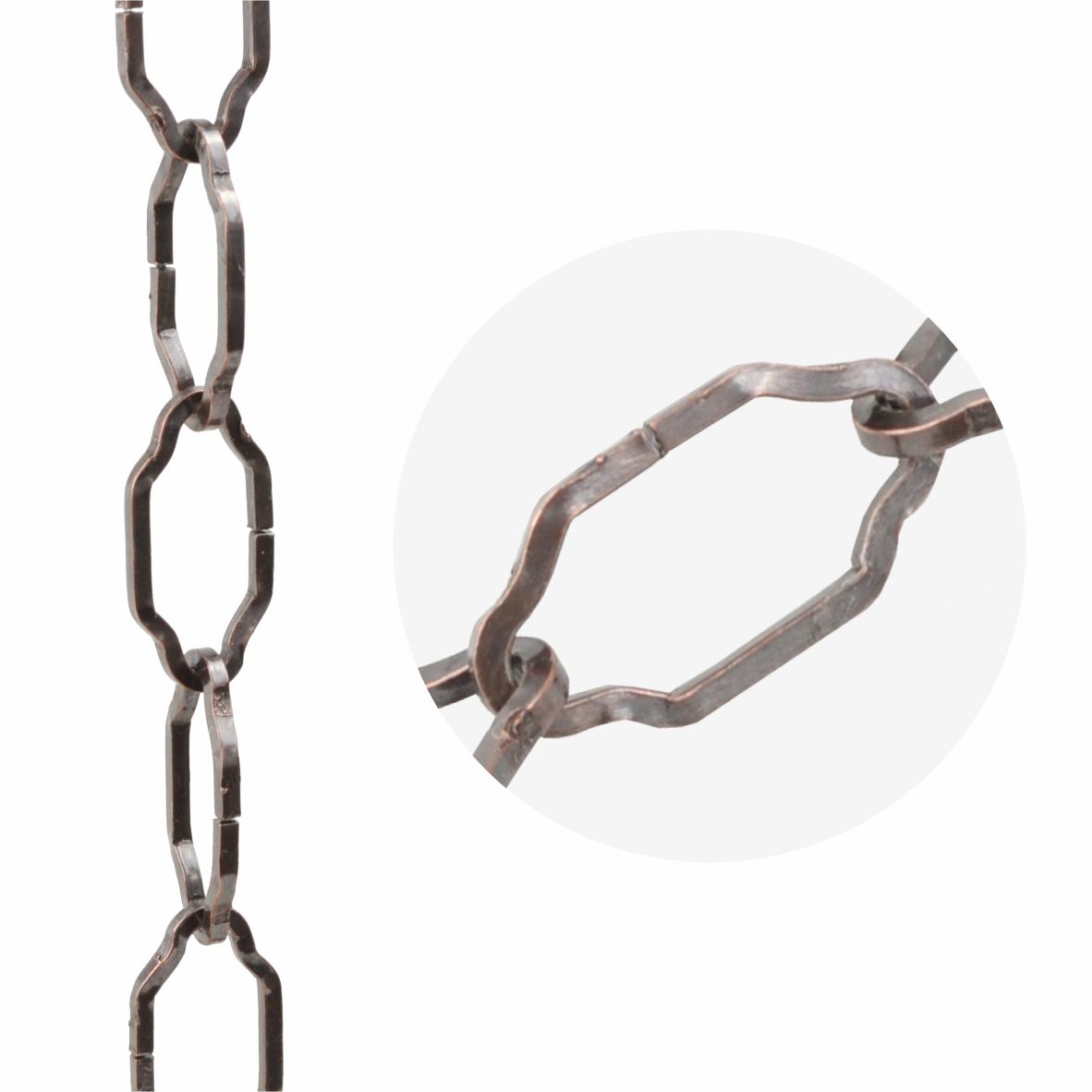 Electro Bronze Steel Decorative Gothic Chain