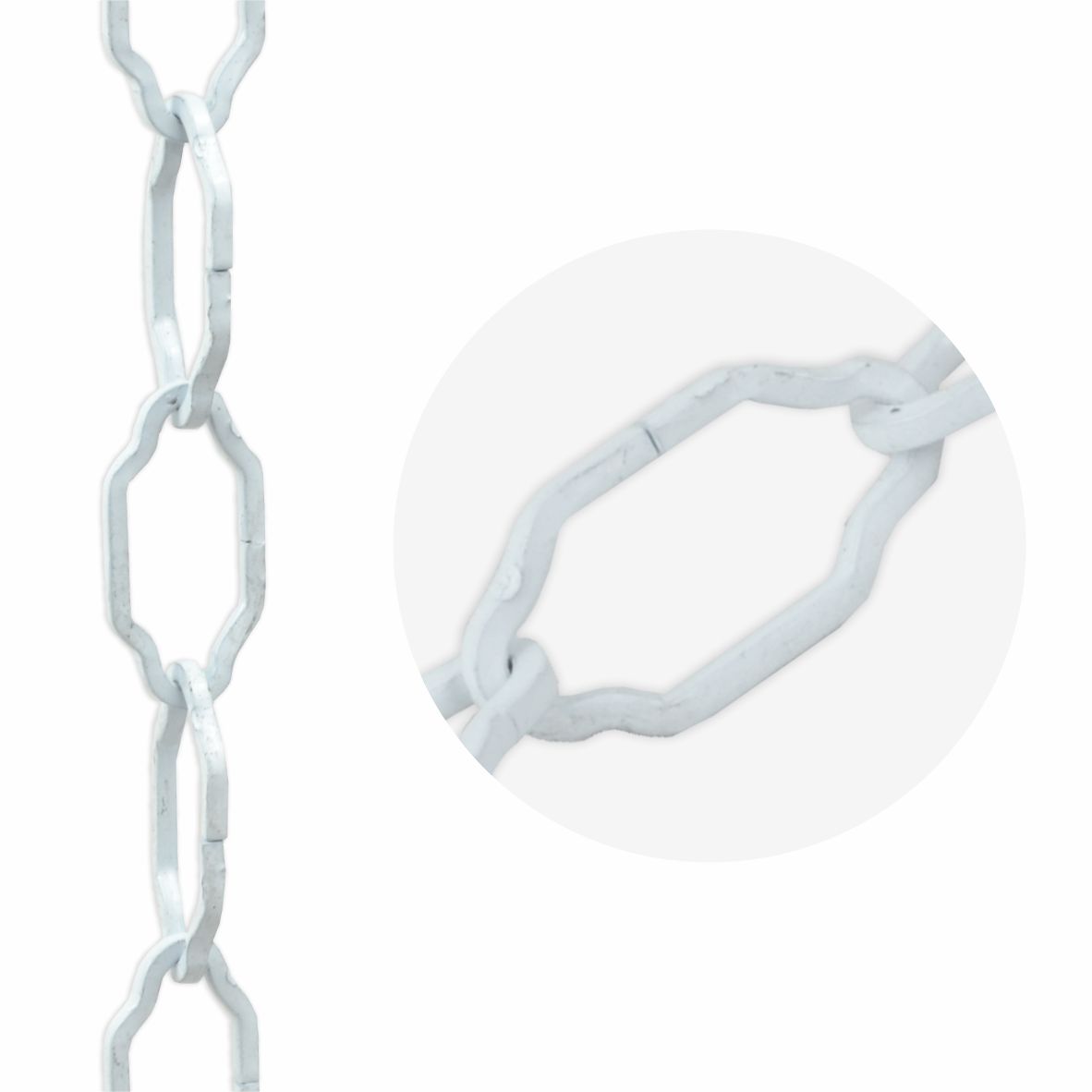 White Decorative Gothic Chain