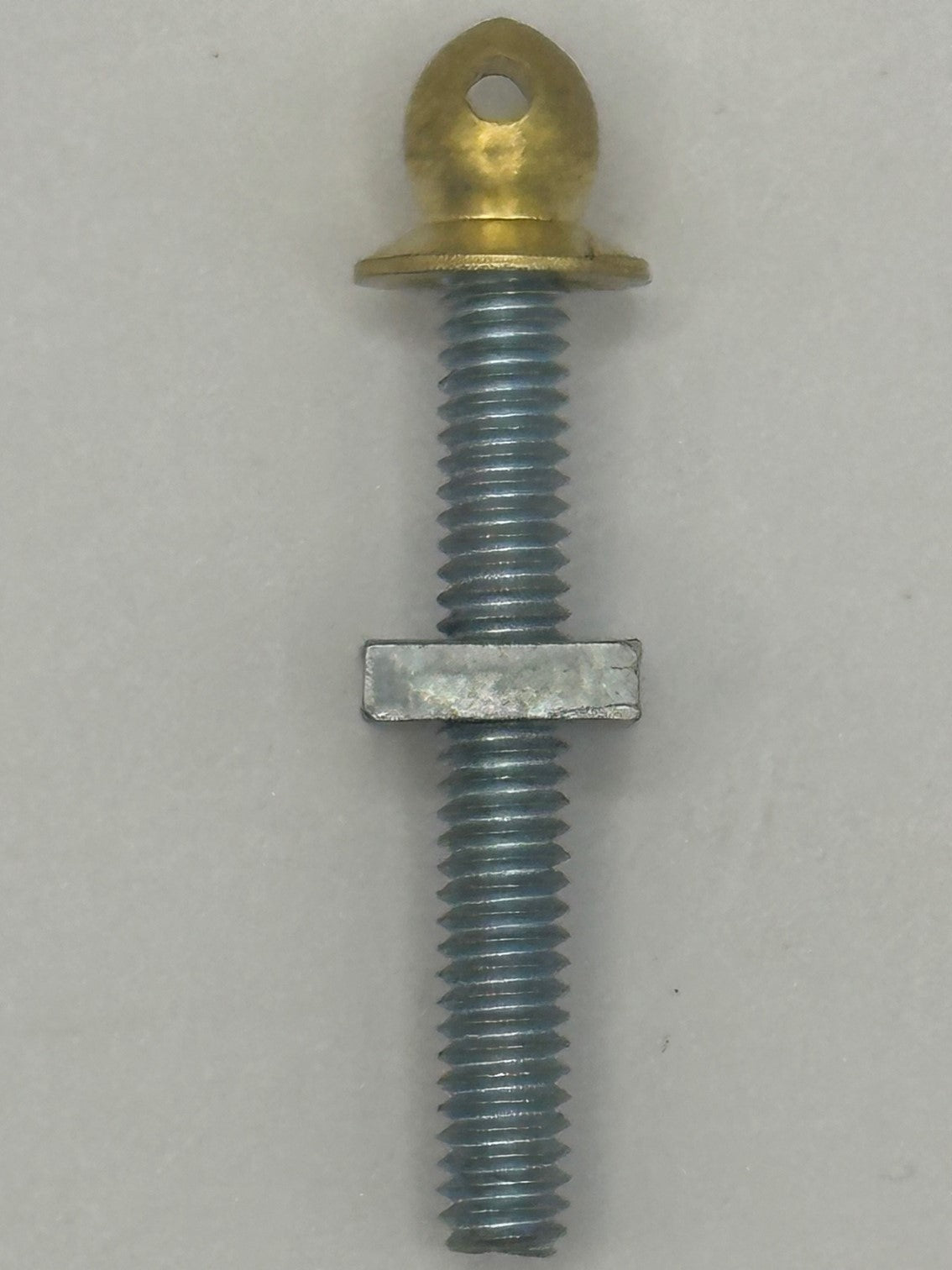 1½" (38mm) Chain Stay and Nut - Polished Brass