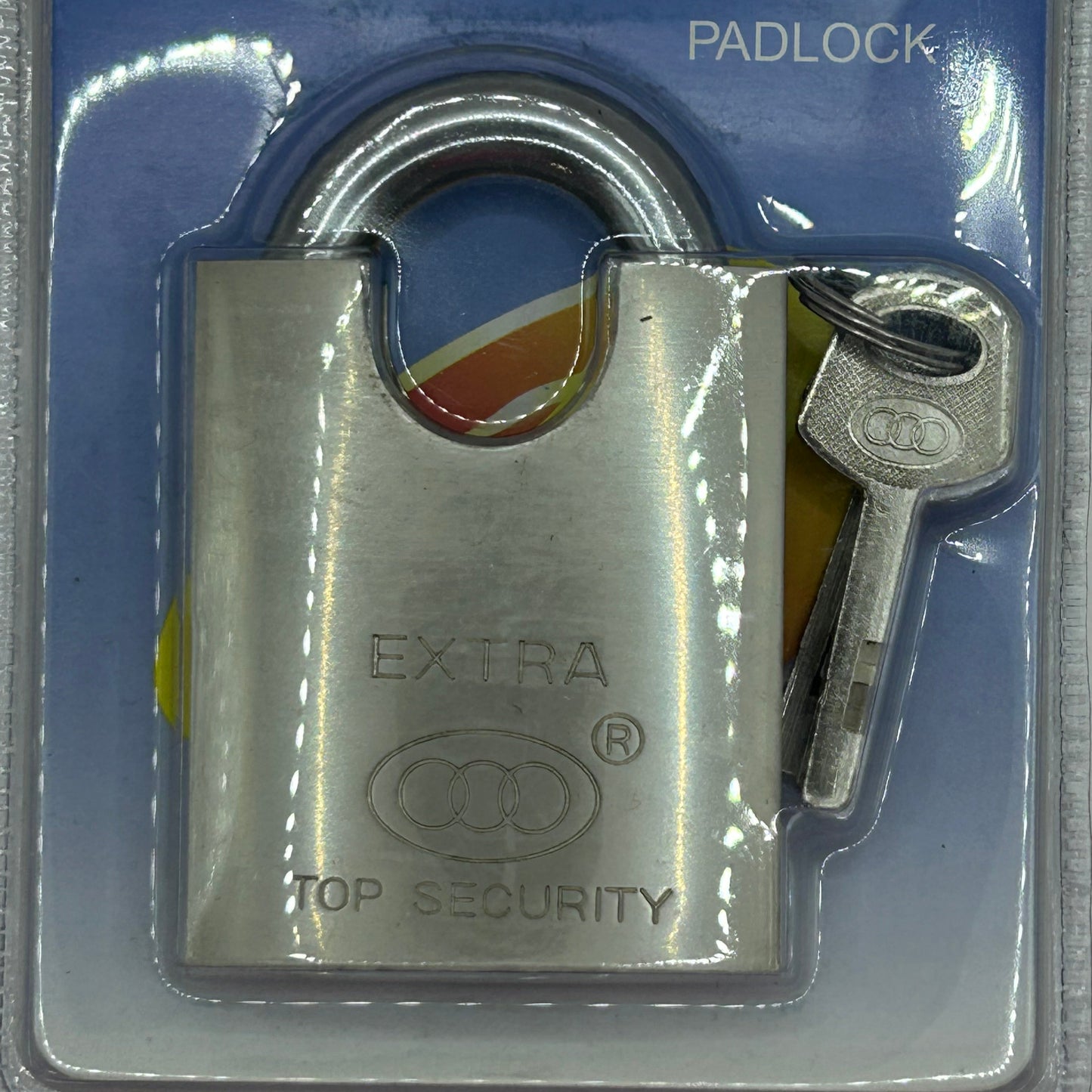 Tri-Circle Close Shackle Solid Brass Padlock