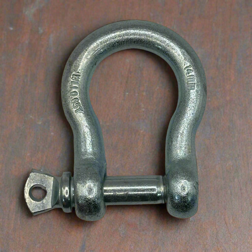 Hot Galvanised Steel Bow Shackles