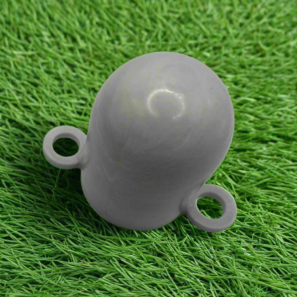 White Plastic Spiked Post