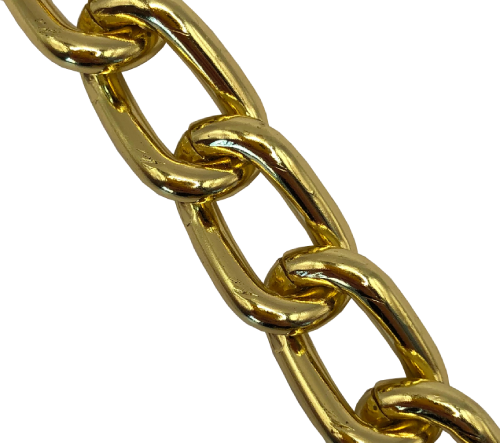 Twisted Chain Brass Plated