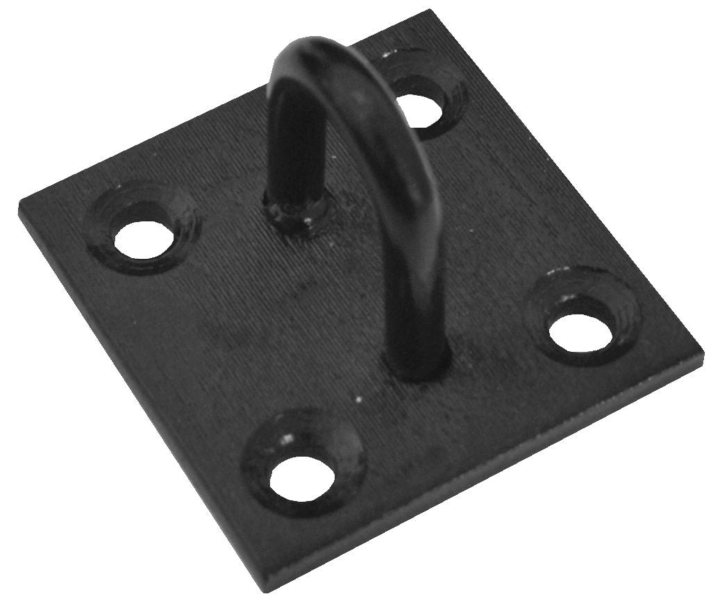 Black Epoxy Coated Staple on Plate