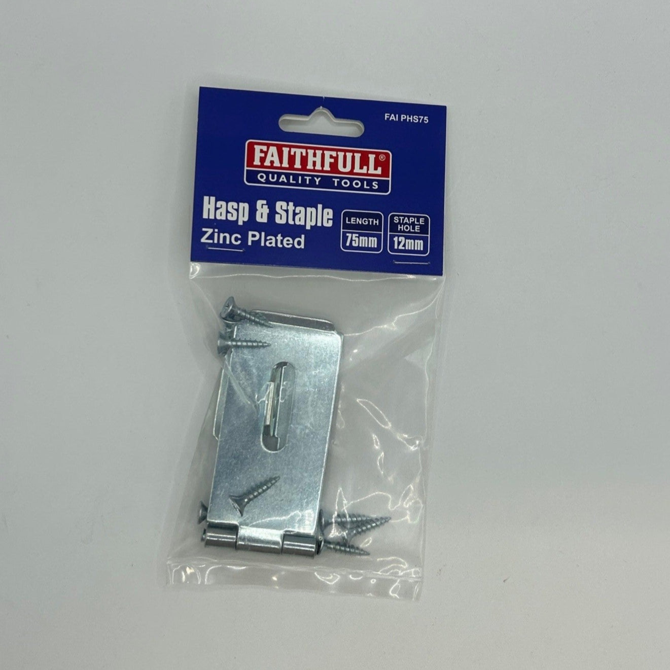 Zinc Plated Safety Hasp and Staple