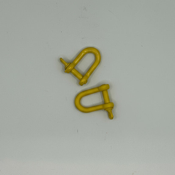 Yellow Epoxy Coated Steel Dee Shackles