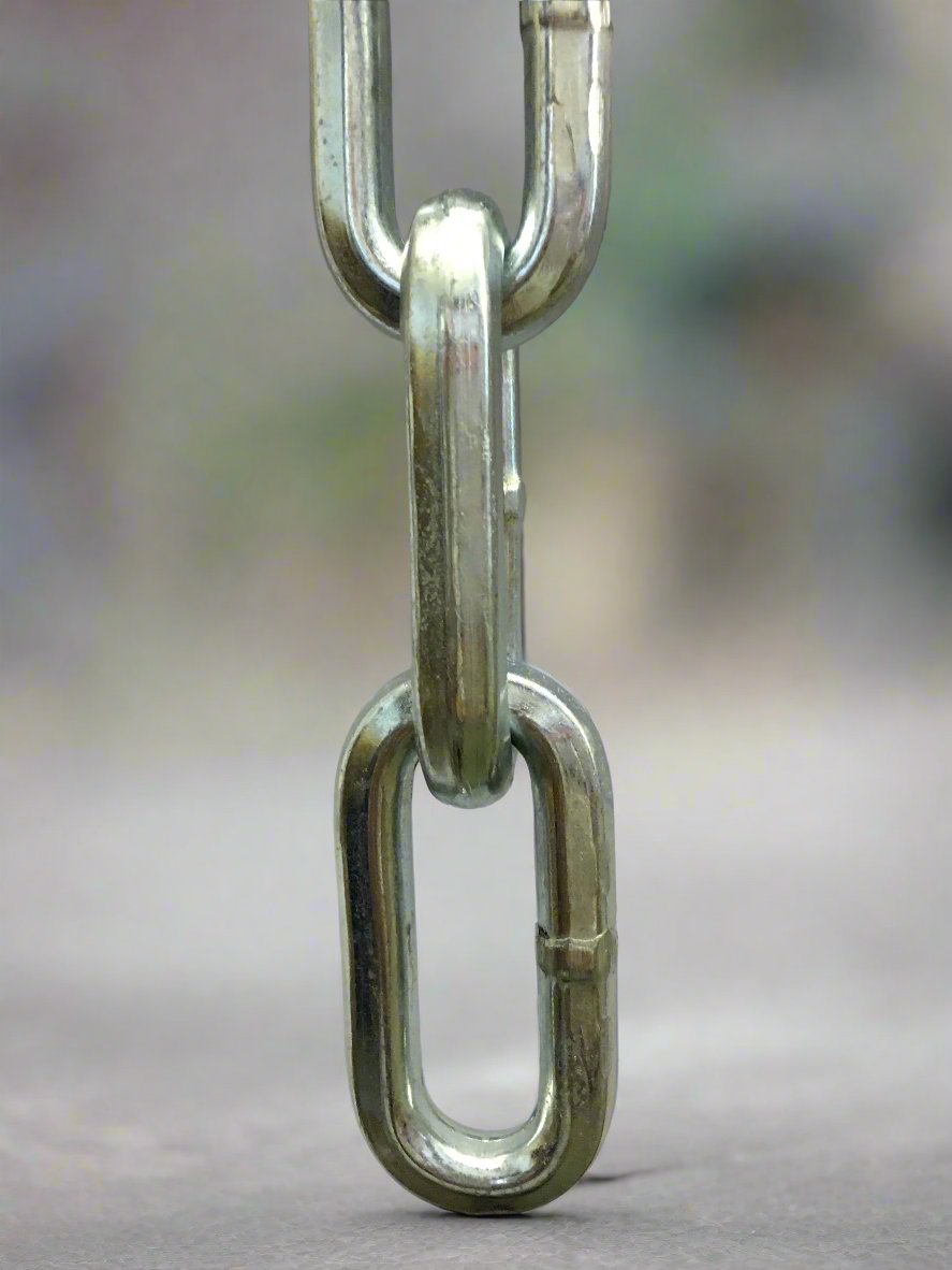 14mm Sleeved Superquad Security Chain - Motorcycle Sold Secure Gold rated