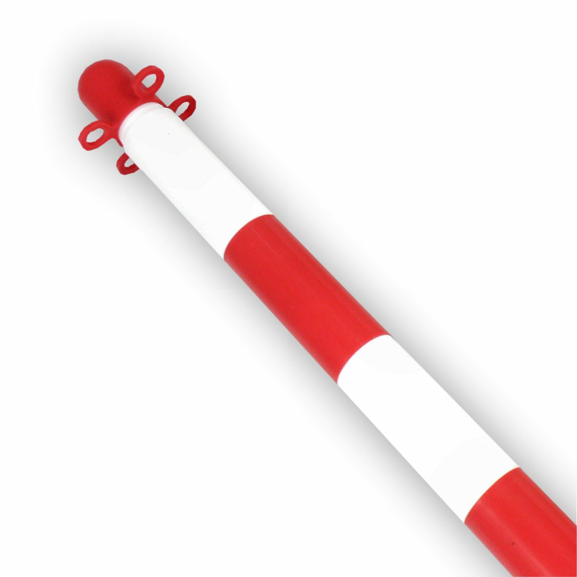 Red/White Plastic Post 4cm x 90cm