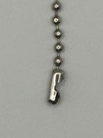 No.6 Chrome Plated Brass Ball Key Chains
