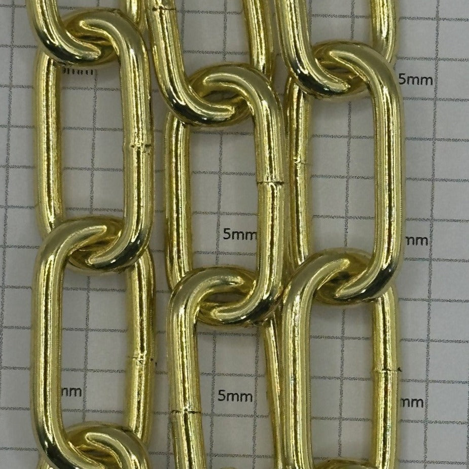 Brass Plated Steel Welded Chain