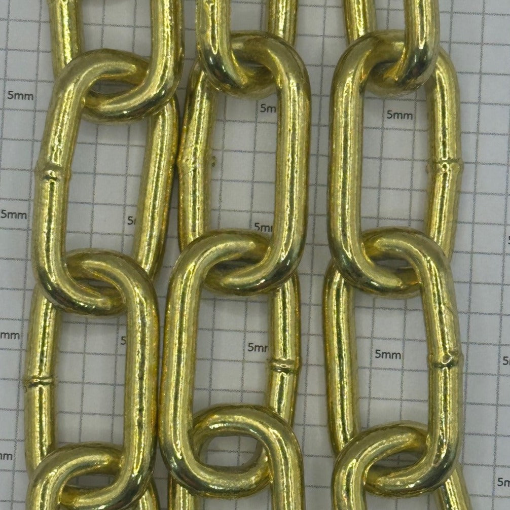 Brass Plated Steel Welded Chain