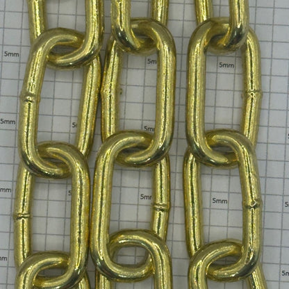 Brass Plated Steel Welded Chain