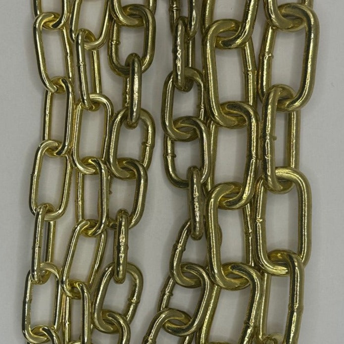 Brass Plated Steel Welded Chain