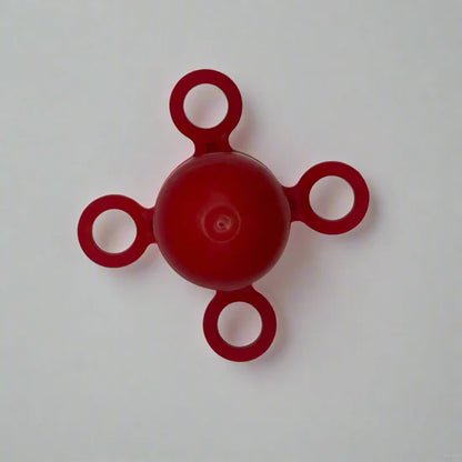 Plastic Cone Caps- H50- Red