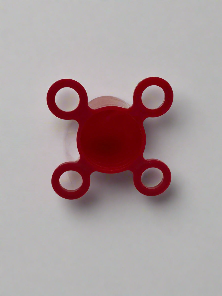 Plastic Cone End Cap H50- RED