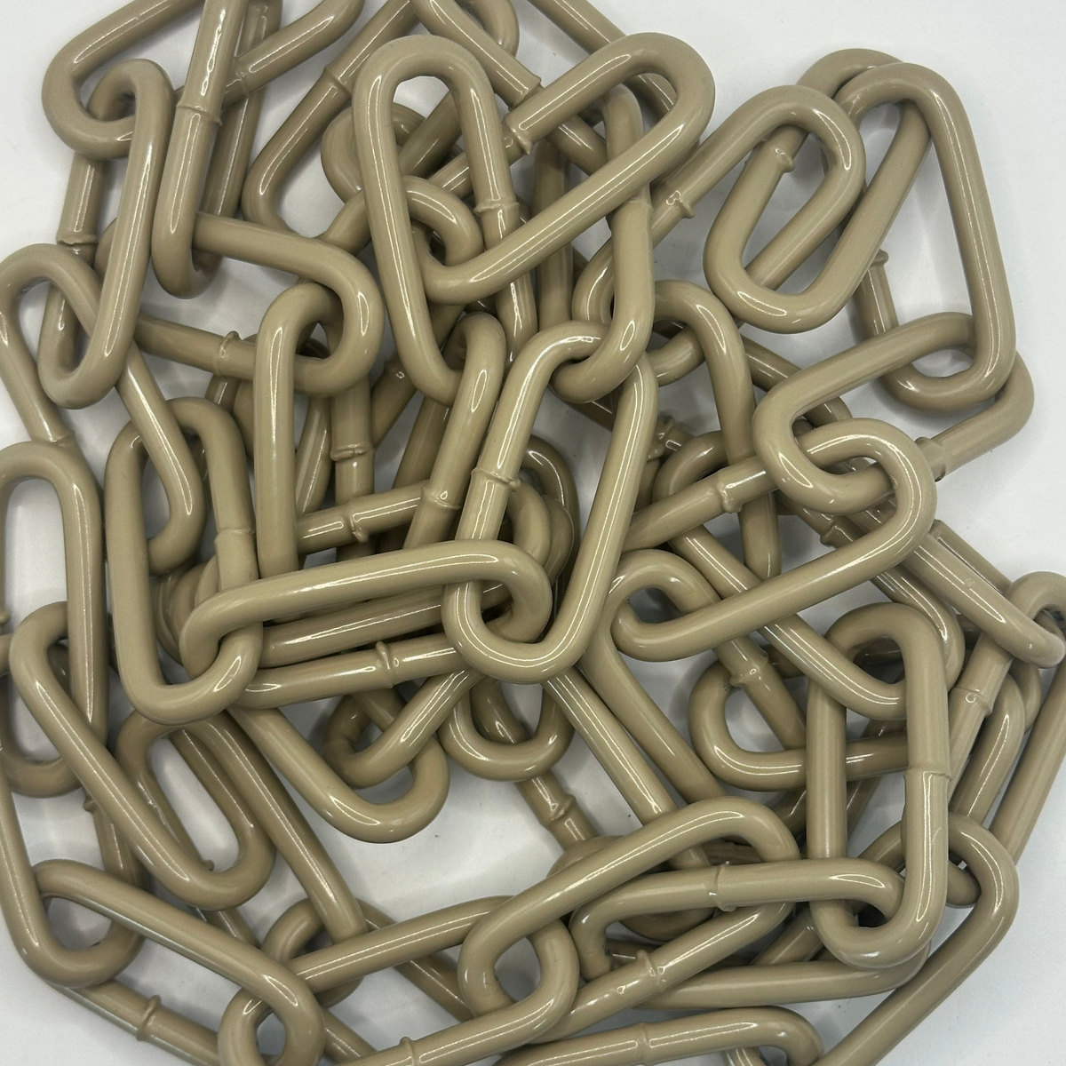 6 x 42 Welded Chain - Beige Powder Coated