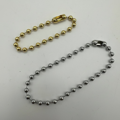Valve Tag Chain - Brass Chrome Plated