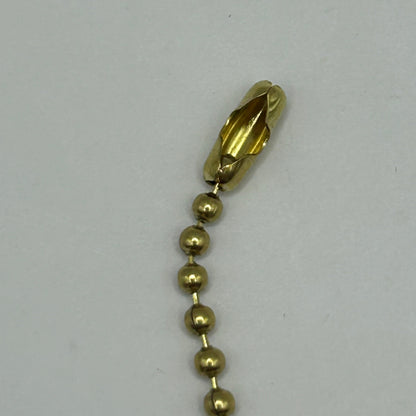 No.3 (2.4mm) Electrobrassed Steel Ball Key Chains