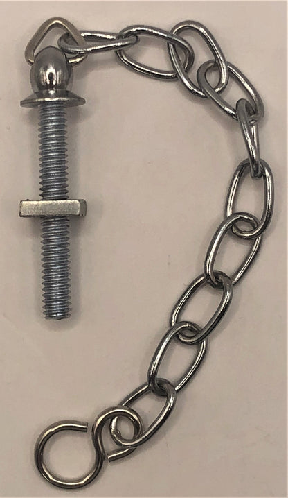 Chrome Plated Oval Link Bath Chains with Stay