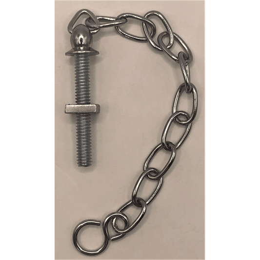 Chrome Plated Oval Link Bath Chains with Stay