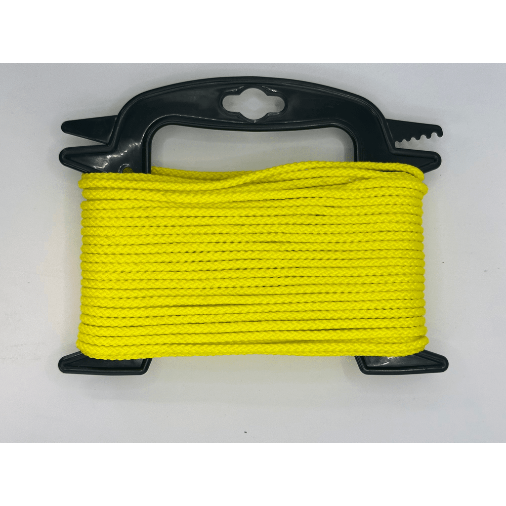 yellow polypropylene rope