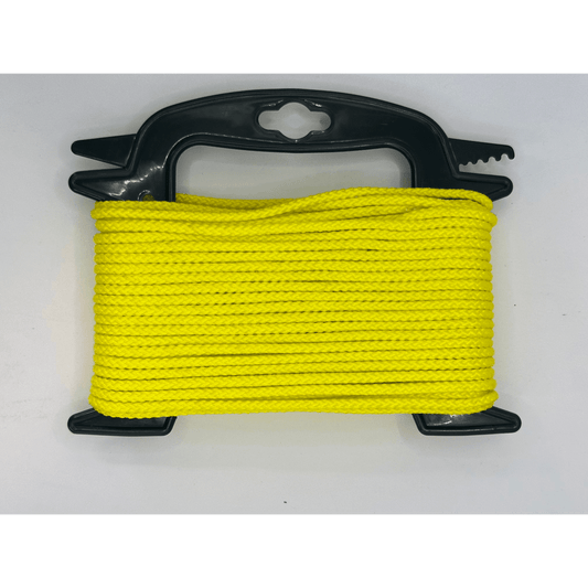 yellow polypropylene rope