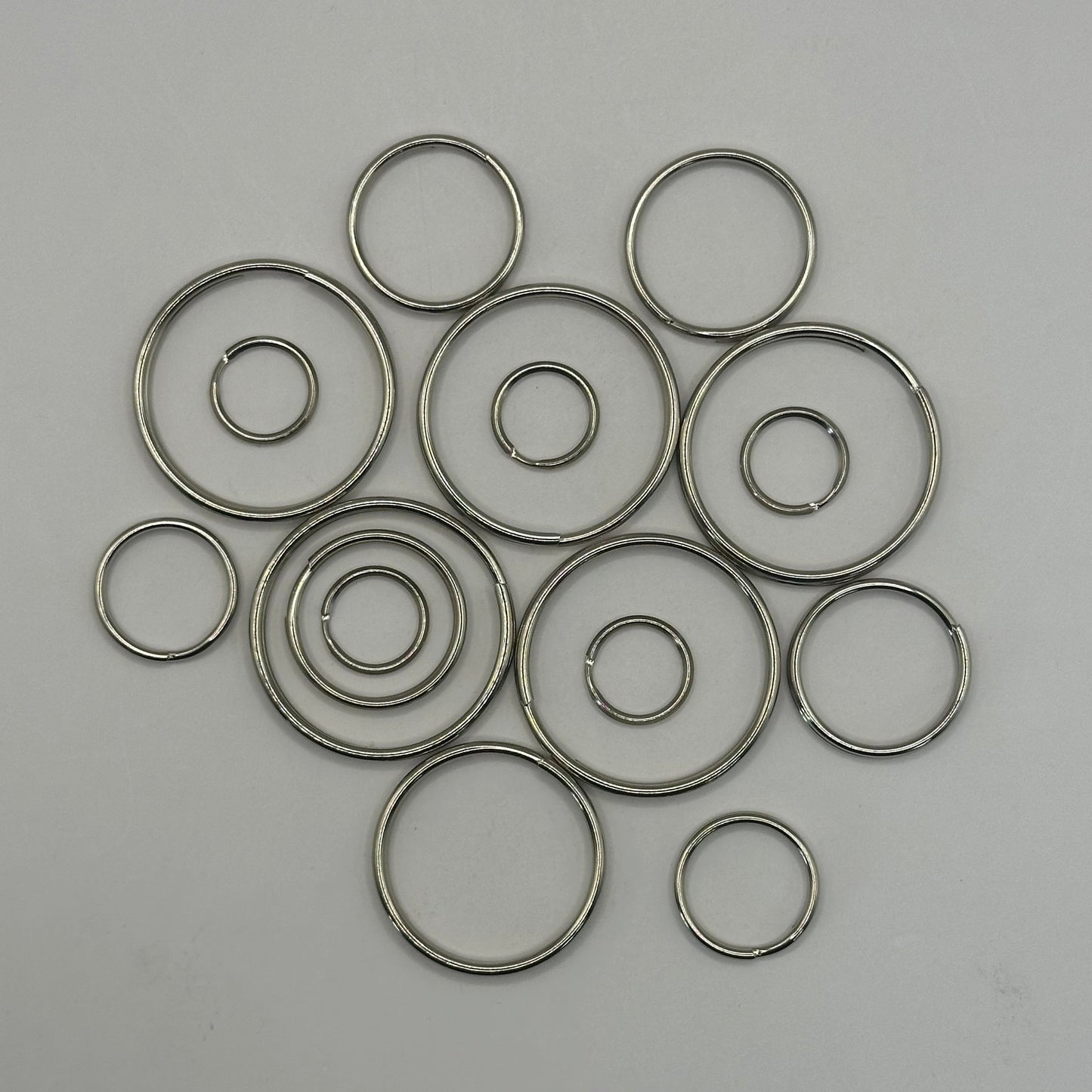 Mild Steel Split Key Rings