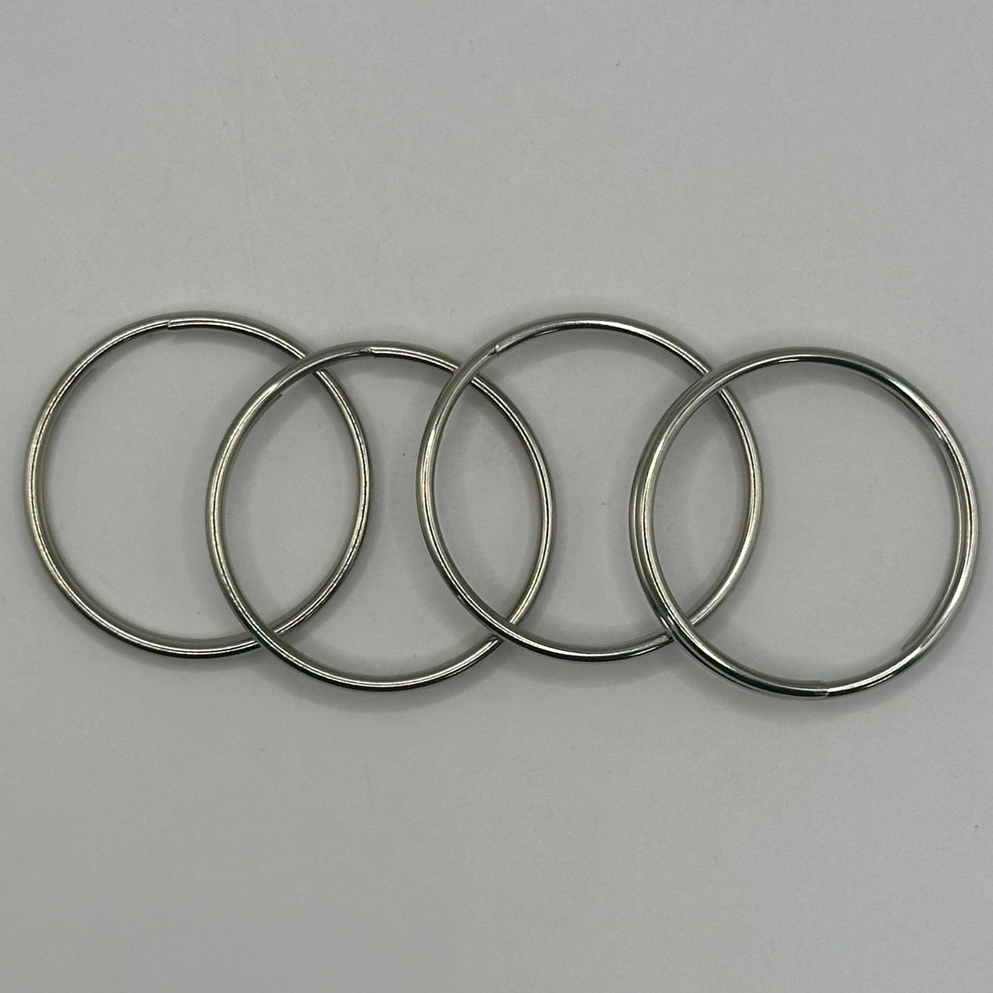 Nickel Plated Steel Split Key Rings