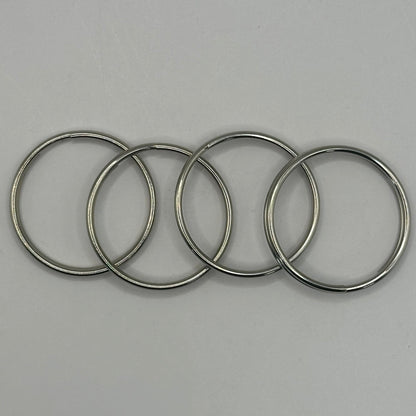 Nickel Plated Steel Split Key Rings