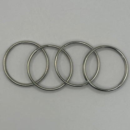 Nickel Plated Steel Split Key Rings