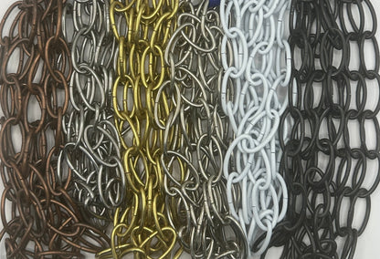 Electro - Bronze Steel Decorative Oval Chain