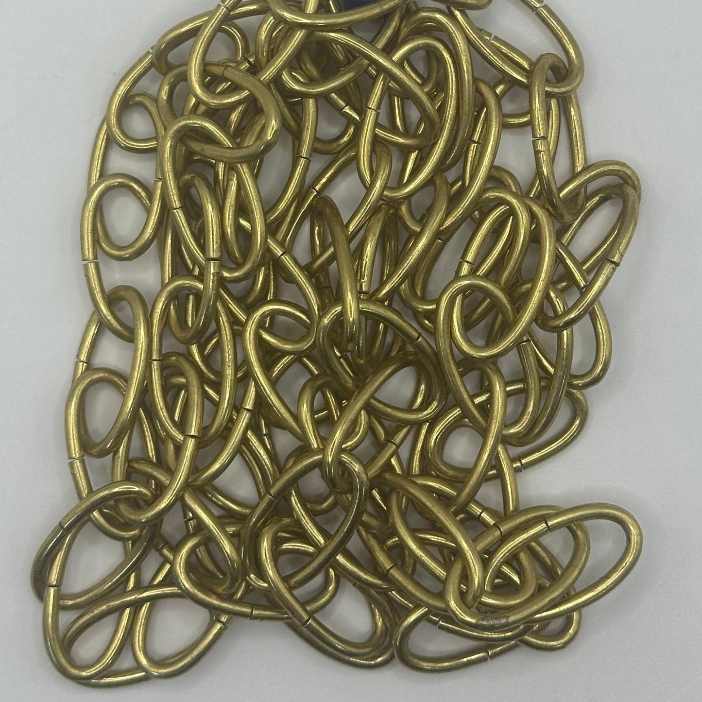 Electro-Brassed Steel Decorative Oval Chain