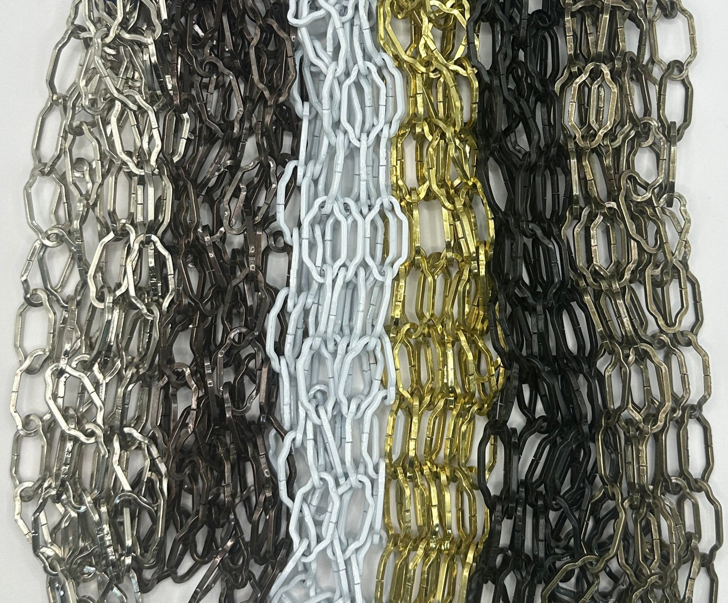 Nickel Plated Steel Decorative Gothic Chain
