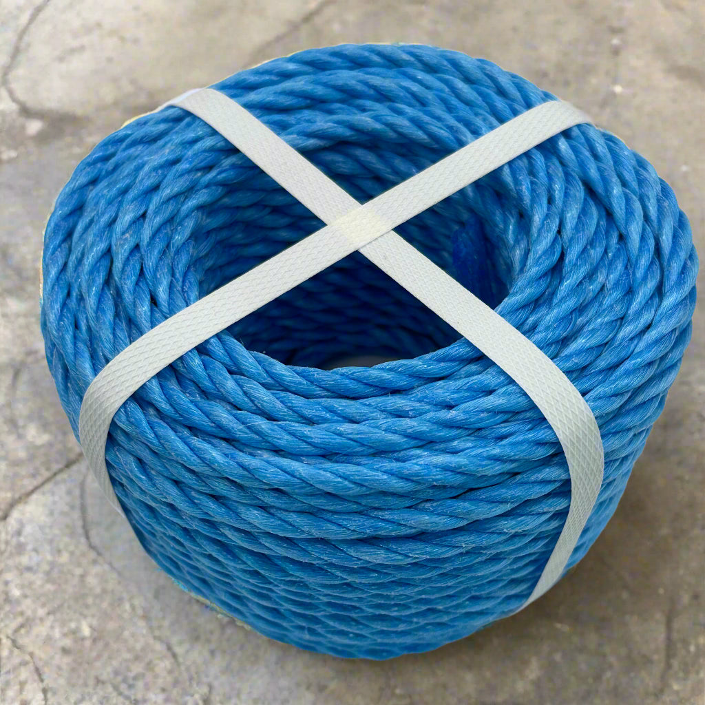 Blue Polypropylene Rope - Mini Coils