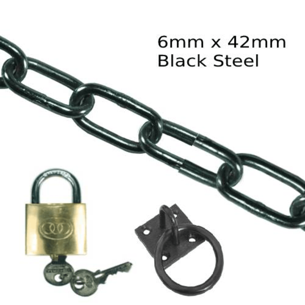 Buy Security Kit - Black Steel – Ashley Chains