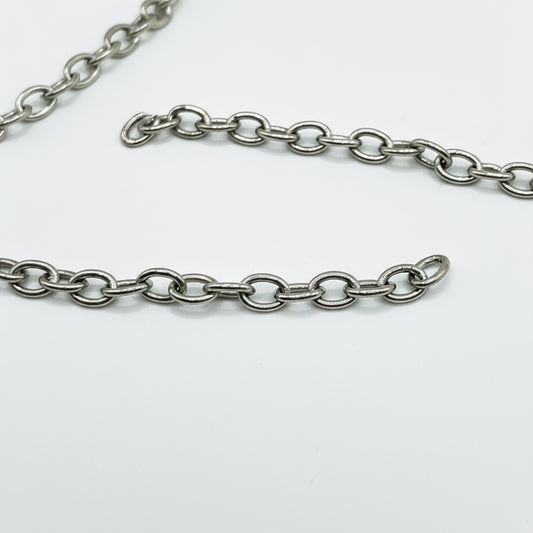 Nickel Plated Steel Unwelded Trace Chain