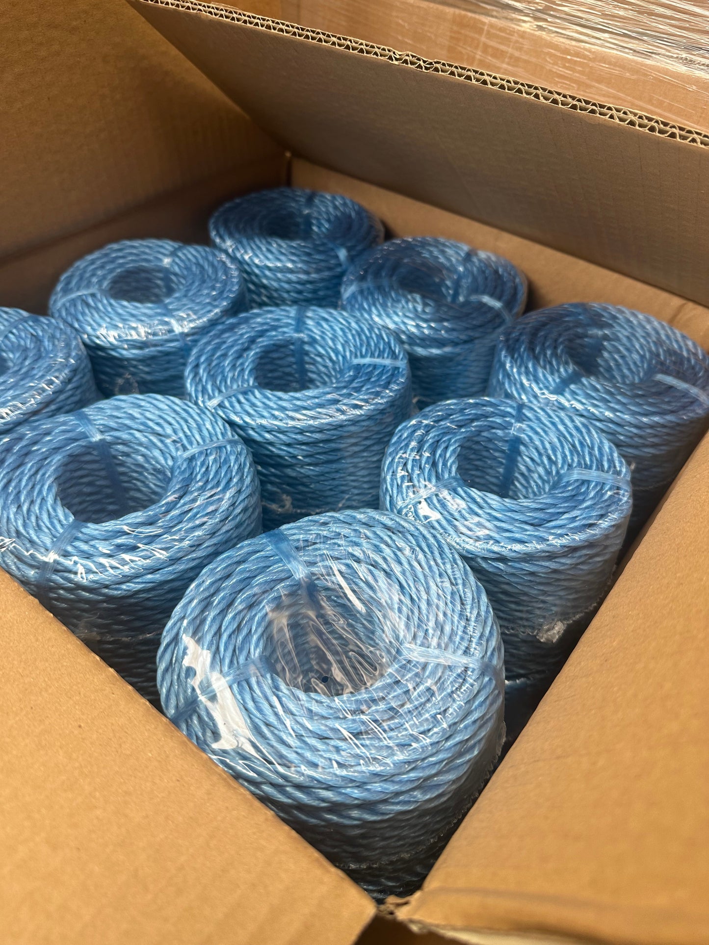 Bulk Box - Blue Polypropylene Rope