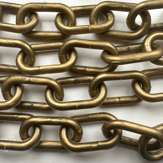 Brass Plastic Chain by the metre