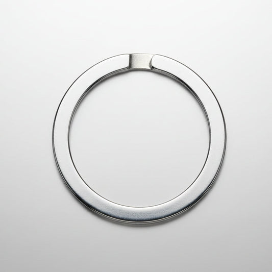 Heavy Duty Flat Steel Split Key Rings