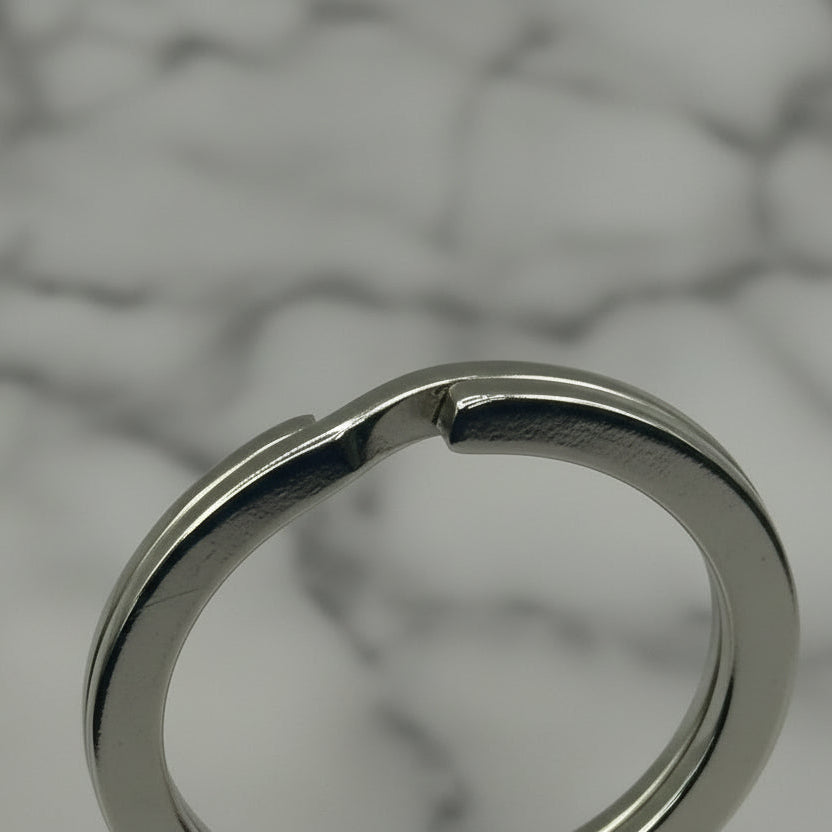 Heavy Duty Flat Steel Split Key Rings