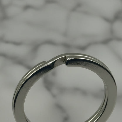 Heavy Duty Flat Steel Split Key Rings