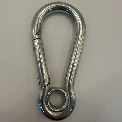 Carbine Hook with Eye - Zinc Plated