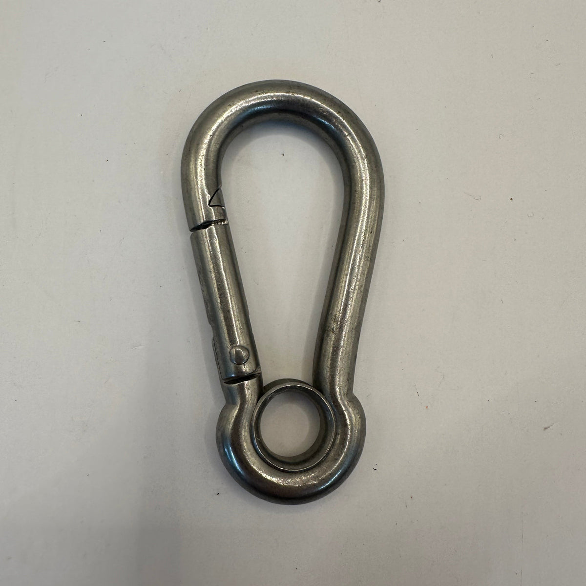 Carbine Hook with Eye - Zinc Plated