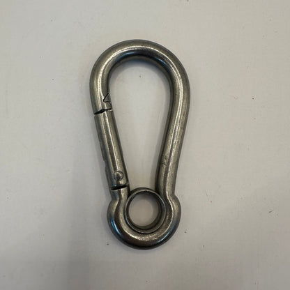 Carbine Hook with Eye - Zinc Plated