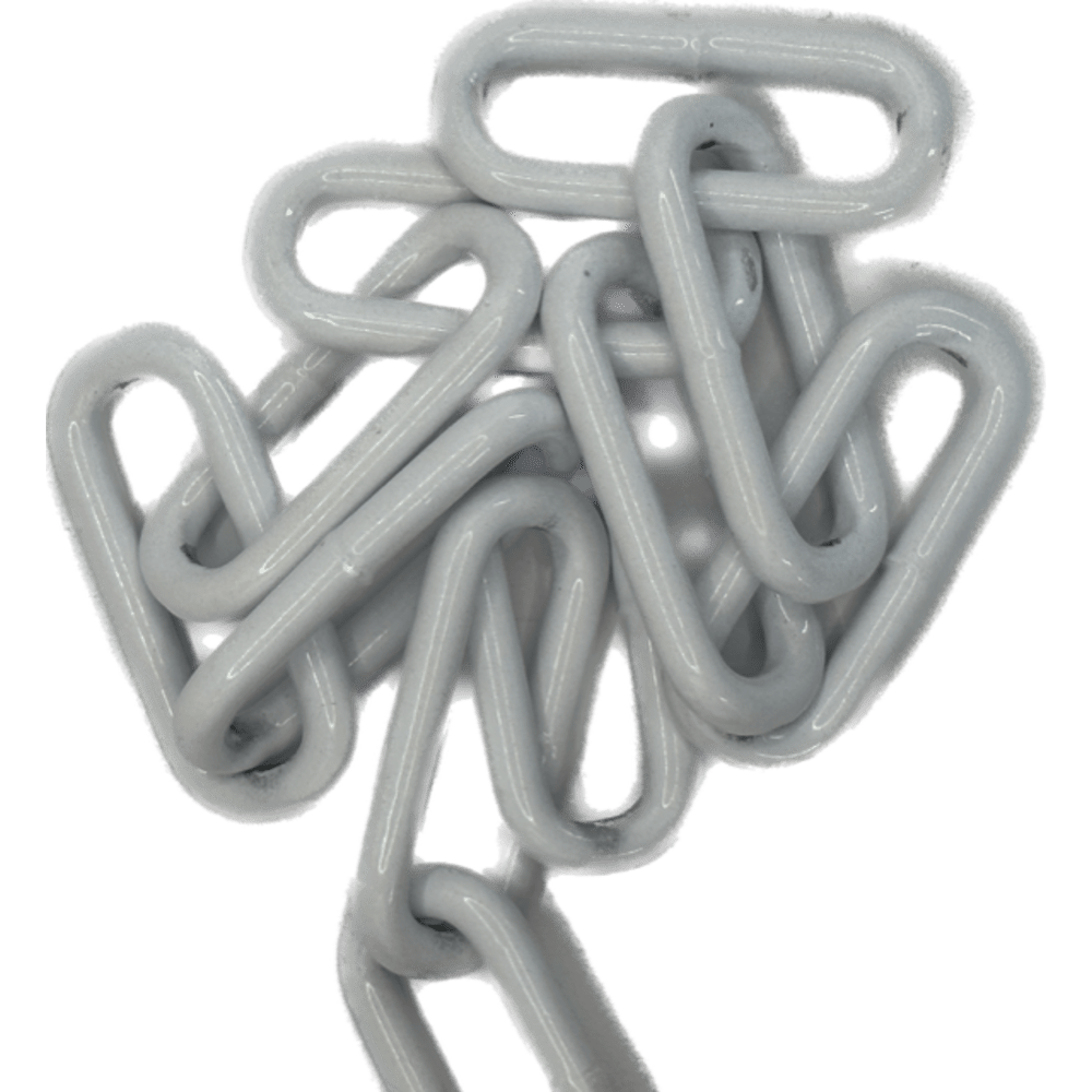 Powder Chain Pack Buy 6 x 42 Welded Chain - White Powder Coated by the metre (maximum ...