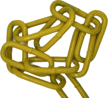 6 x 42 Welded Chain - Yellow Powder Coated