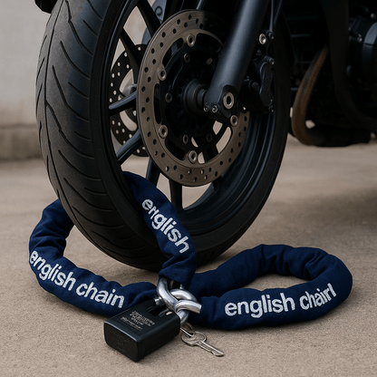 14mm Superquad Security Chain + 65mm Steel Close Shackle Padlock