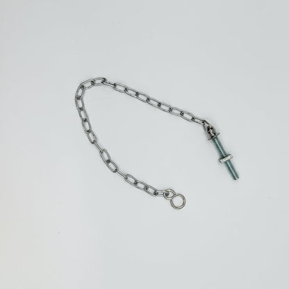 Chrome Plated Clock Chain Bath Assembly- Stay + Hook
