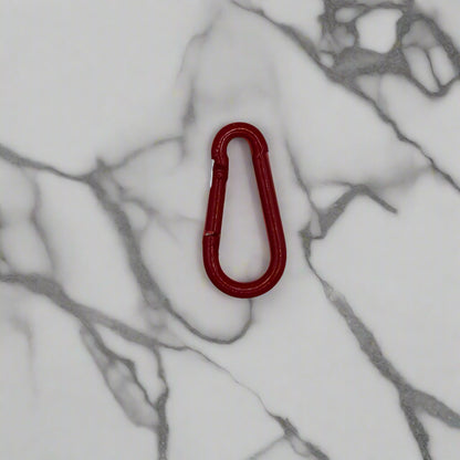 Red Epoxy Coated Steel Carbine Hooks